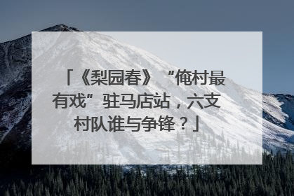 《梨园春》“俺村最有戏”驻马店站，六支村队谁与争锋？
