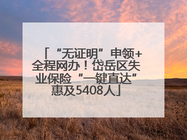 “无证明”申领+全程网办！岱岳区失业保险“一键直达”惠及5408人