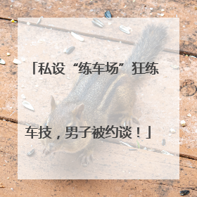 私设“练车场”狂练车技，男子被约谈！
