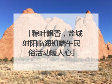 粽叶飘香，盐城射阳临海镇端午民俗活动暖人心