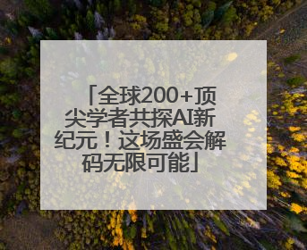 全球200+顶尖学者共探AI新纪元！这场盛会解码无限可能