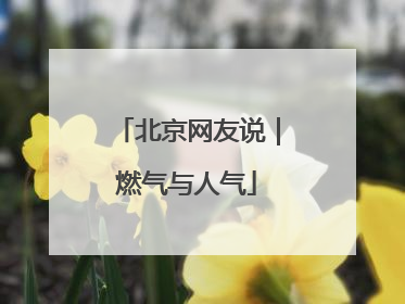 北京网友说｜燃气与人气