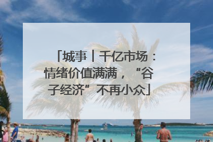 城事︱千亿市场：情绪价值满满，“谷子经济”不再小众
