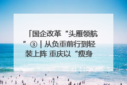 国企改革“头雁领航”③｜从负重前行到轻装上阵 重庆以“瘦身”谋“健体”