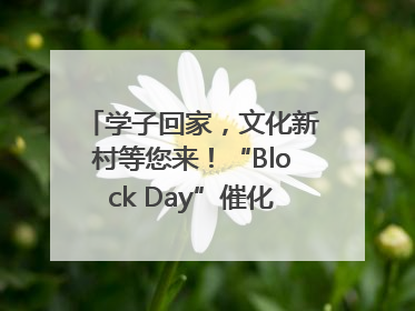 学子回家，文化新村等您来！“Block Day”催化学院式街区新生态