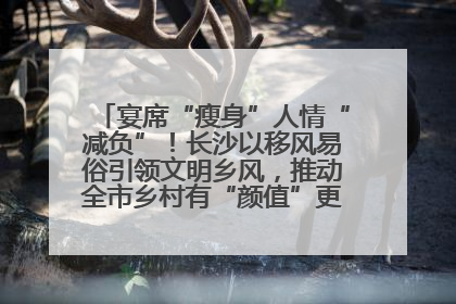 宴席“瘦身”人情“减负”！长沙以移风易俗引领文明乡风，推动全市乡村有“颜值”更显“气质”
