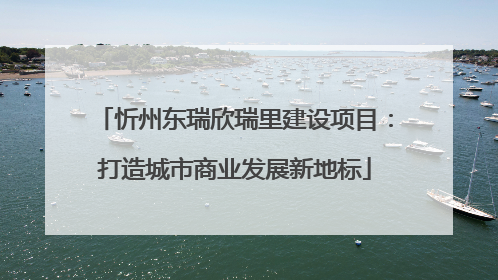 忻州东瑞欣瑞里建设项目：打造城市商业发展新地标