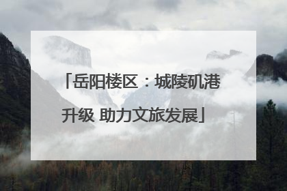 岳阳楼区：城陵矶港升级 助力文旅发展