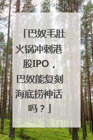 巴奴毛肚火锅冲刺港股IPO，巴奴能复刻海底捞神话吗？