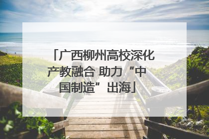 广西柳州高校深化产教融合 助力“中国制造”出海