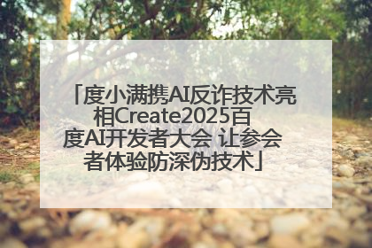 度小满携AI反诈技术亮相Create2025百度AI开发者大会 让参会者体验防深伪技术