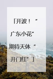 开波！“广东小花”期待天体“开门红”