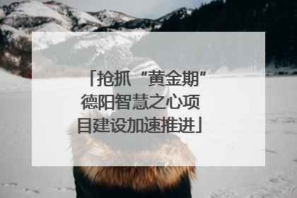 抢抓“黄金期” 德阳智慧之心项目建设加速推进