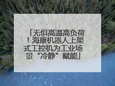 无惧高温高负荷！海康机器人上架式工控机为工业场景“冷静”赋能