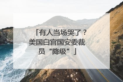 有人当场哭了？美国白宫国安委裁员“降级”