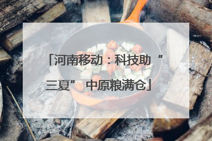 河南移动：科技助“三夏” 中原粮满仓