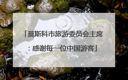 莫斯科市旅游委员会主席：感谢每一位中国游客