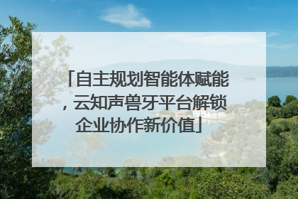 自主规划智能体赋能，云知声兽牙平台解锁企业协作新价值