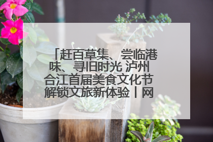 赶百草集、尝临港味、寻旧时光 泸州合江首届美食文化节解锁文旅新体验丨网络中国节·端午