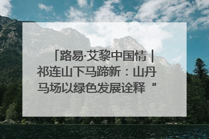 路易·艾黎中国情｜祁连山下马蹄新：山丹马场以绿色发展诠释“两山”理论实践