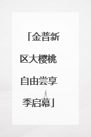 金普新区大樱桃自由尝享季启幕