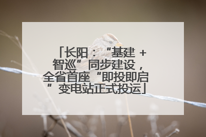 长阳：“基建 + 智巡”同步建设，全省首座“即投即启”变电站正式投运