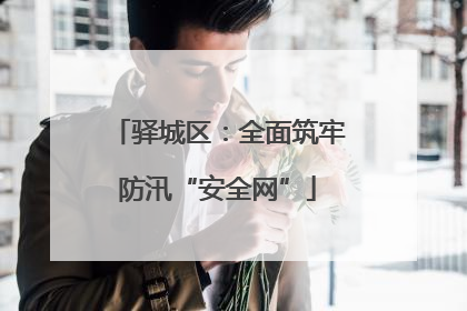 驿城区：全面筑牢防汛“安全网”