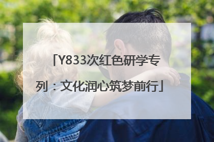 Y833次红色研学专列：文化润心筑梦前行